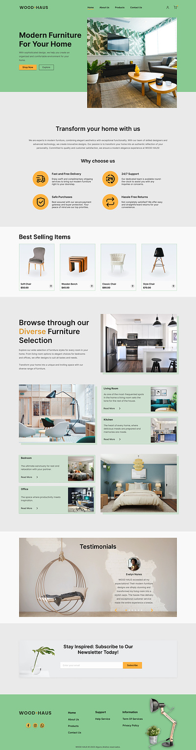 Furniture Website ecomerce ecomerce website figma furniture furniture website landing page ui web design website