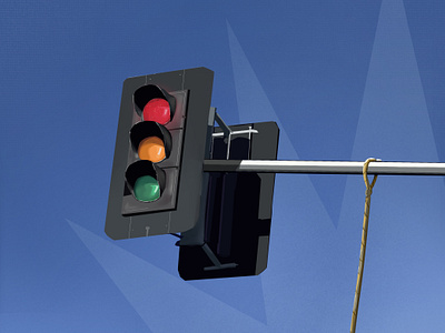 Traffic light artwork digitalpainting illustration illustrations