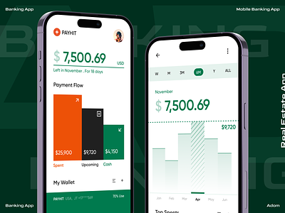 Mobile Banking App app app design app ui bank app banking app case study design finance app mobile app mobile banking ui ux wallet app web3 wallet