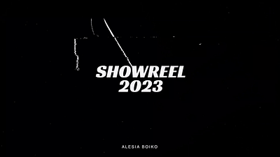 Showreel 2023 animation graphic design motion graphics