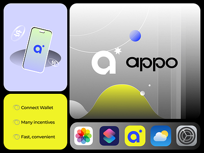 Appo_Wallet graphic design logo ui