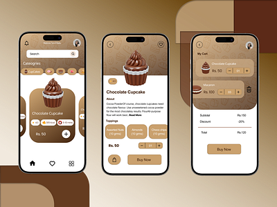 Bakery - Mobile App app design mobileapp productdesign ui uiuxdesign ux