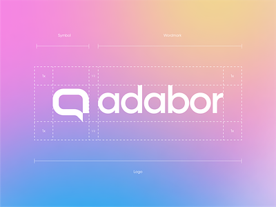 Adabor - Logo Design application brand branding chat chatbox company graphic design logo logo design platform