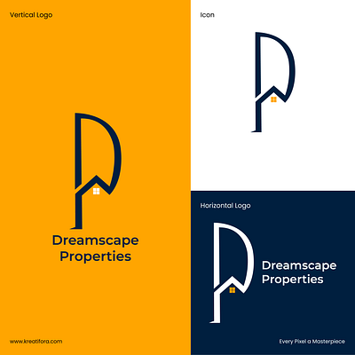Dreamscape Properties - Logo Design branding design graphic design logo logo design typography ui ux