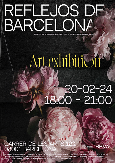 REFLEJOS DE BARCELO POSTER branding graphic design illustration logo motion graphics post poster typography ui