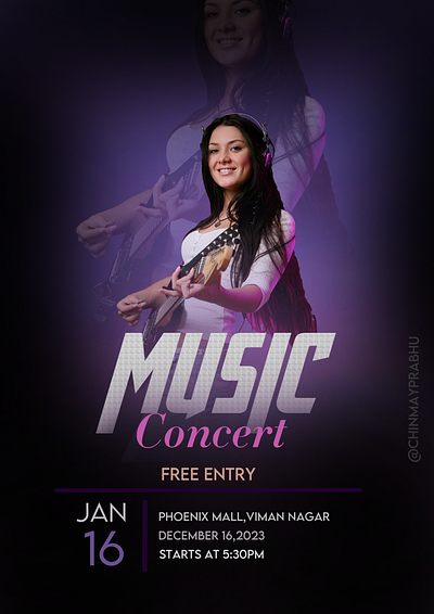 Music Concert Poster Design aadvertisin advertising design designer graphic design graphic designer poster poster design social media post