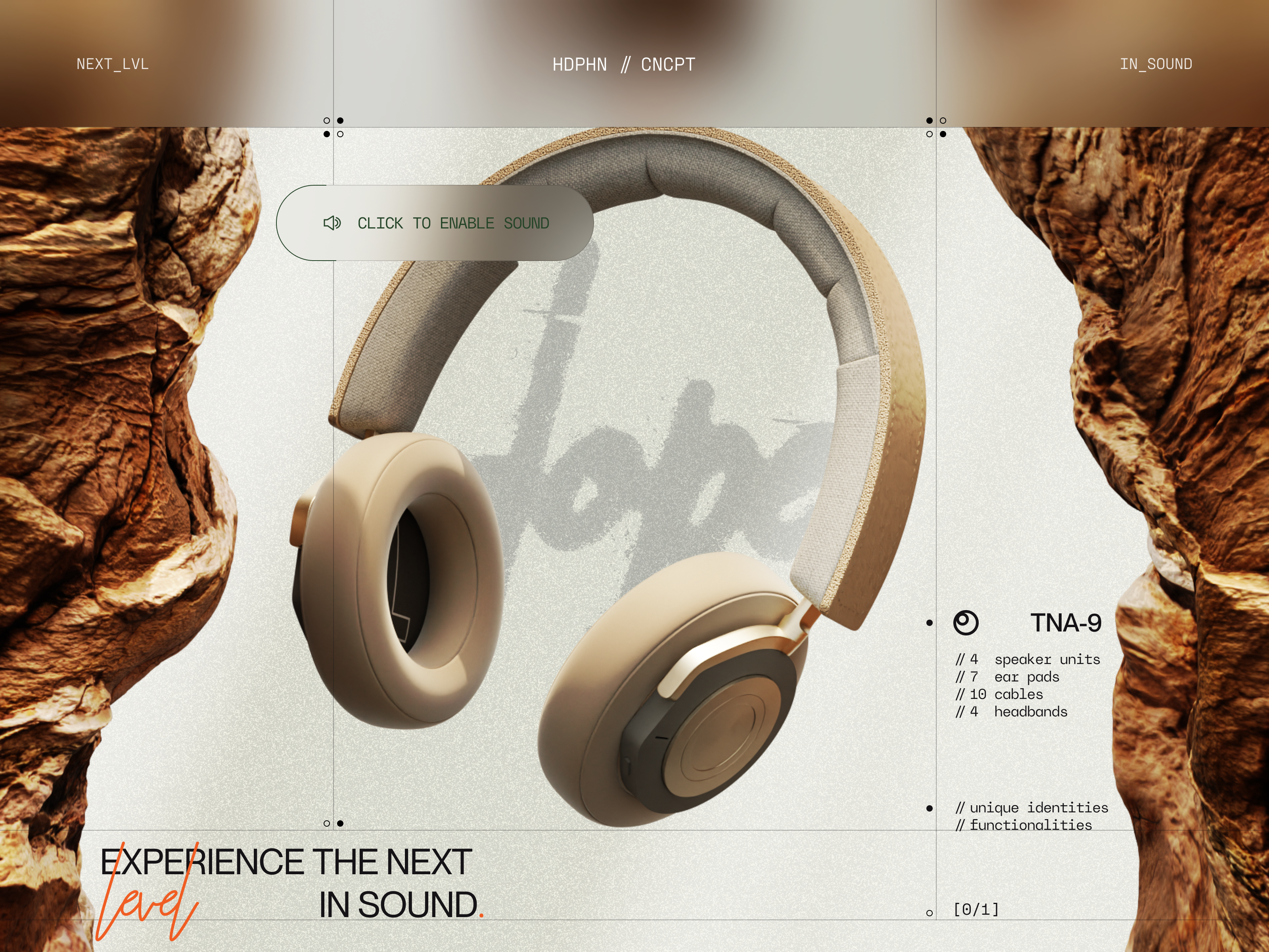 Harmony Wave // Website 3d blacklead blacklead studio design digital earphones headphones listen music product trend trendy web website work
