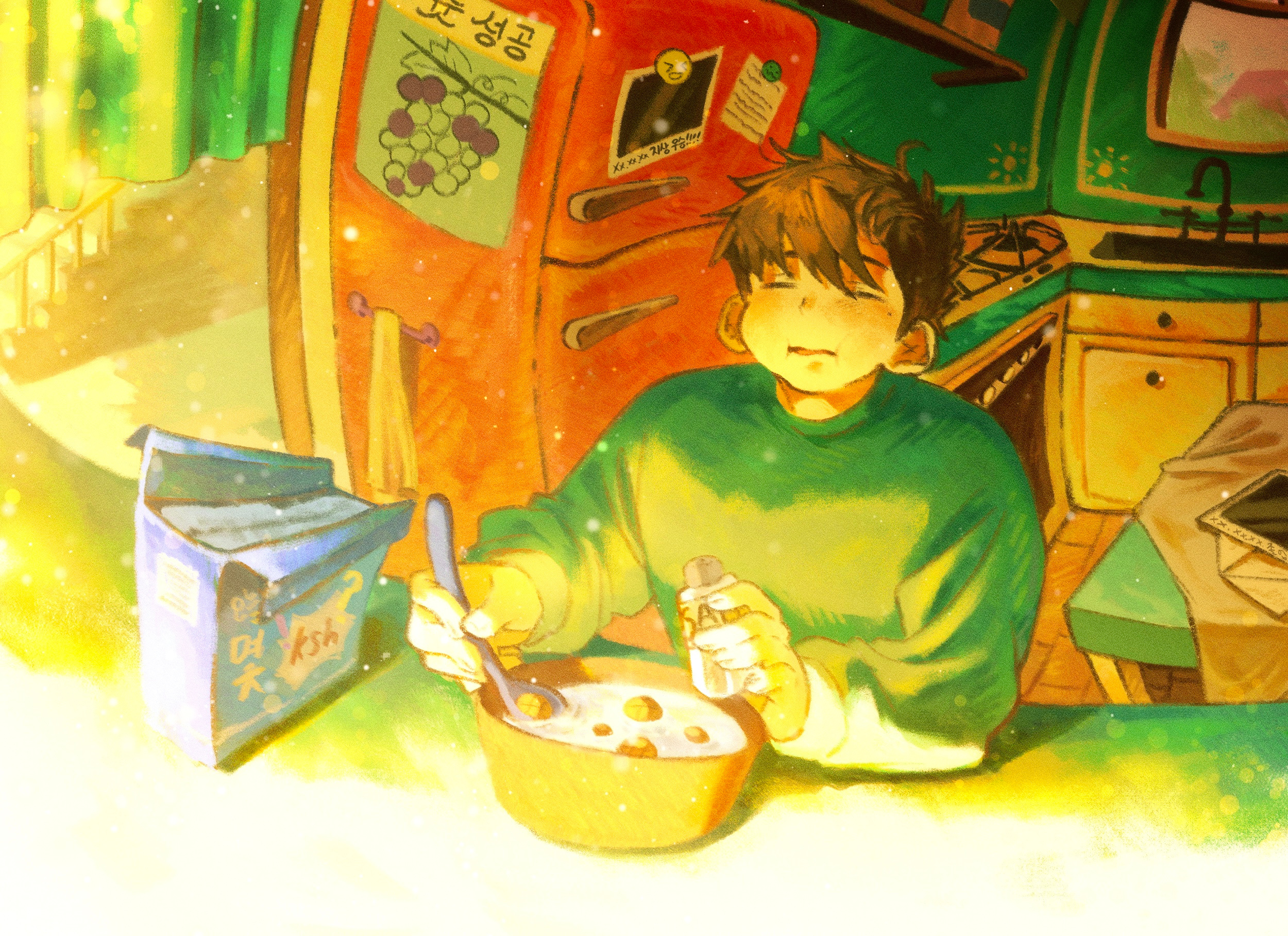 MORNINIG digital art digital illustration fairytale illust illustration morning secondoary sunshine warm