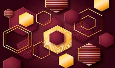 Gradient Hexagonal Background, Wallpaper, Made By SkillVortex 3d animation art background branding design graphic graphic design illustration logo motion graphics ui