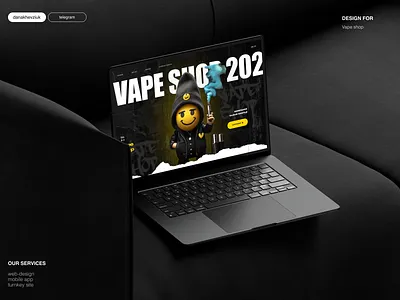WEB DESIGN FOR VAPE SHOP design shop ui ux vape vape shop web web design