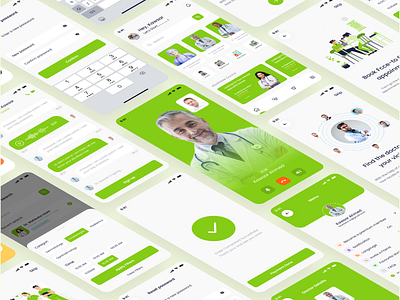 Doctor Appointment Mobile App 12 app design design mobile app 12 ui ui design ux