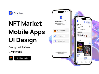NFT Market App UI Design ethurium interface design marketappdesign mobileapp nftmarketapp nftmobileapp ui uiux
