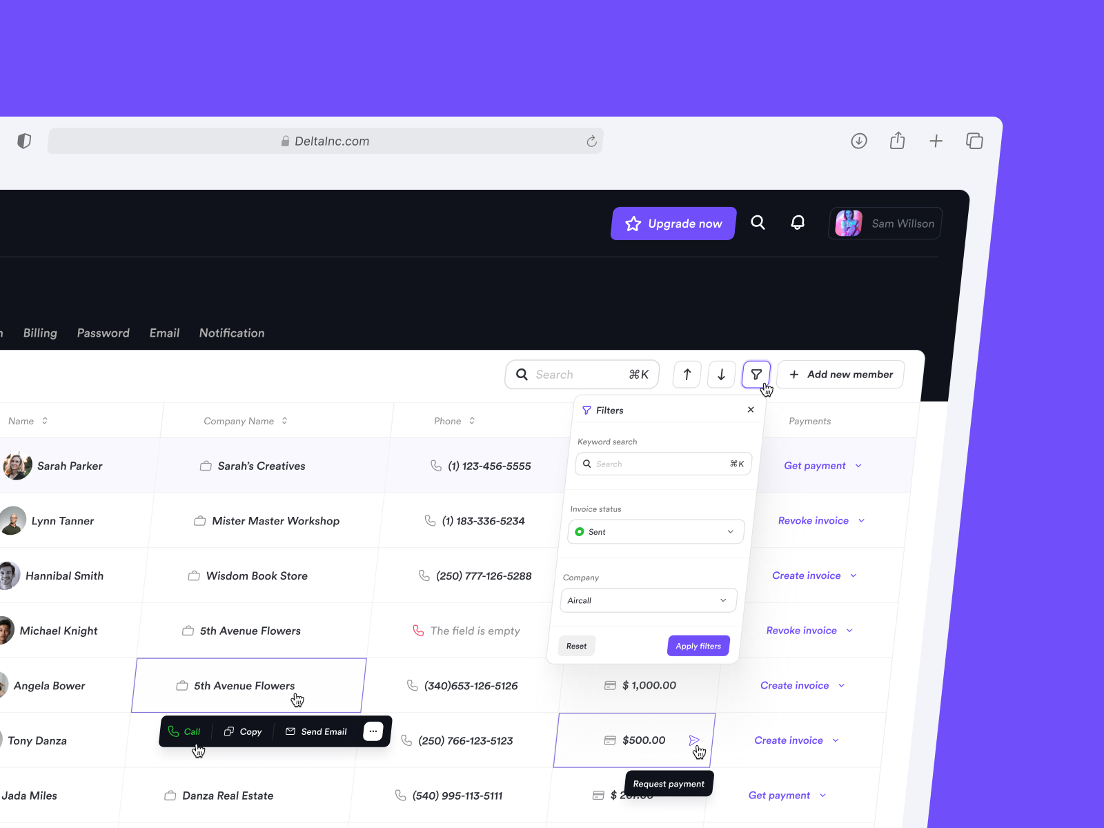 SaaS Dashboard Design For B2B Platform By Sophy Inasaridze On Dribbble