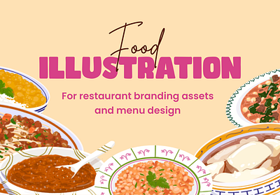 Food Illustration animation bundle food food bundle food illustration illustration illustrations menu design risotto soup