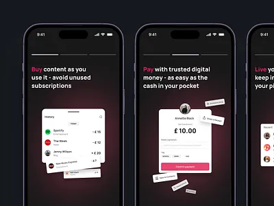 pingNpay. Mobile Onboarding app design banking blockchain branding crypto design fintech minimalism mobile mobile design mobile onboarding onboarding payment product design progress bar saas slide out transaction ui ux