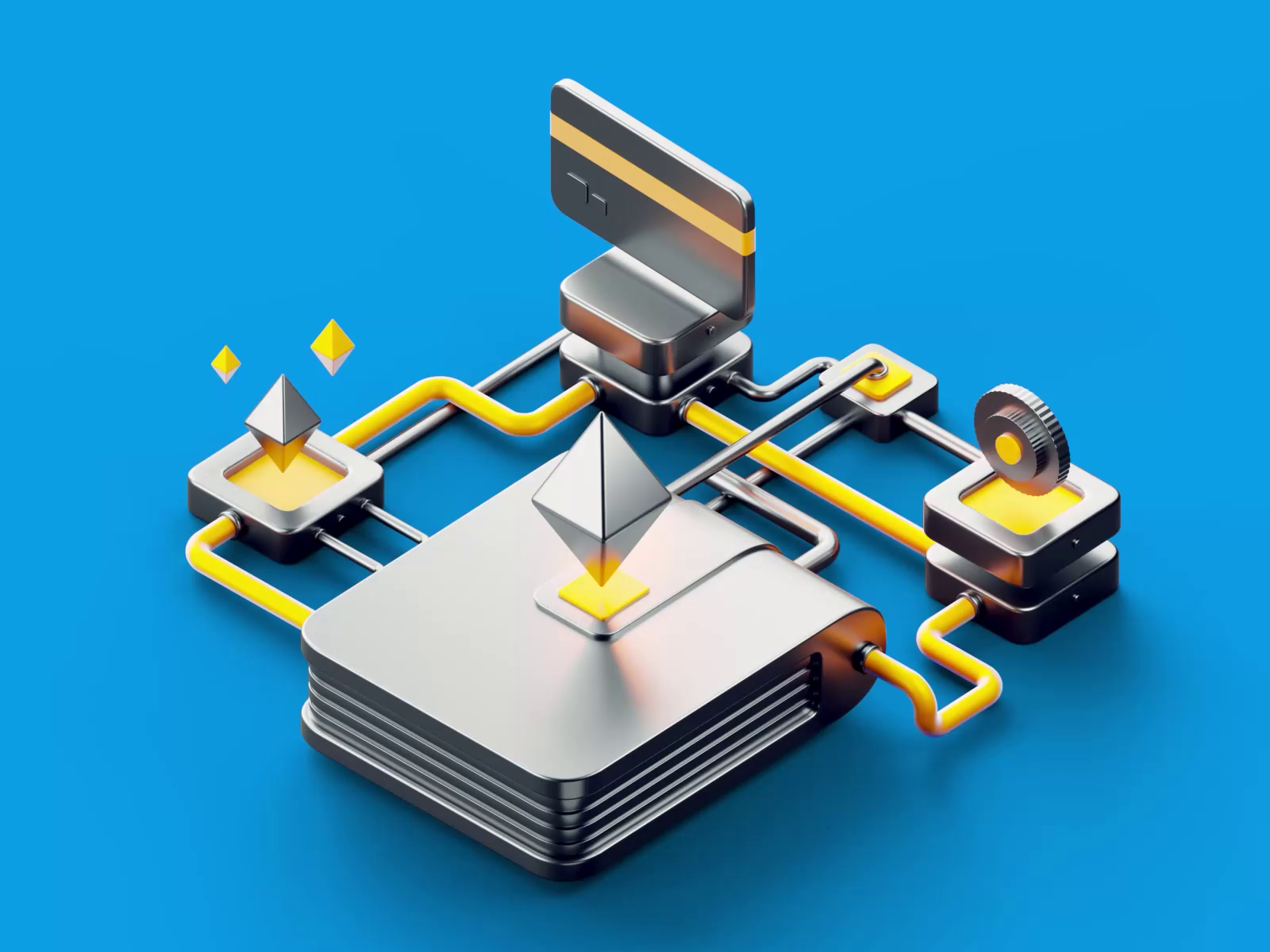 3D Crypto Wallet by ArnyGFX on Dribbble