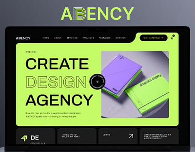 Digital Agency Studio agency landing page agency website creative agency figma uiux user experience web design website