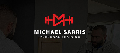 Personal trainer branding branding fitness gym leontios logotype michael personal trainer sakellis sarris weights