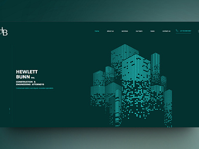 Hewlett Bunn Attorneys design ui