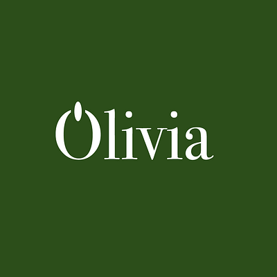 Olivia dress branding graphic design logo
