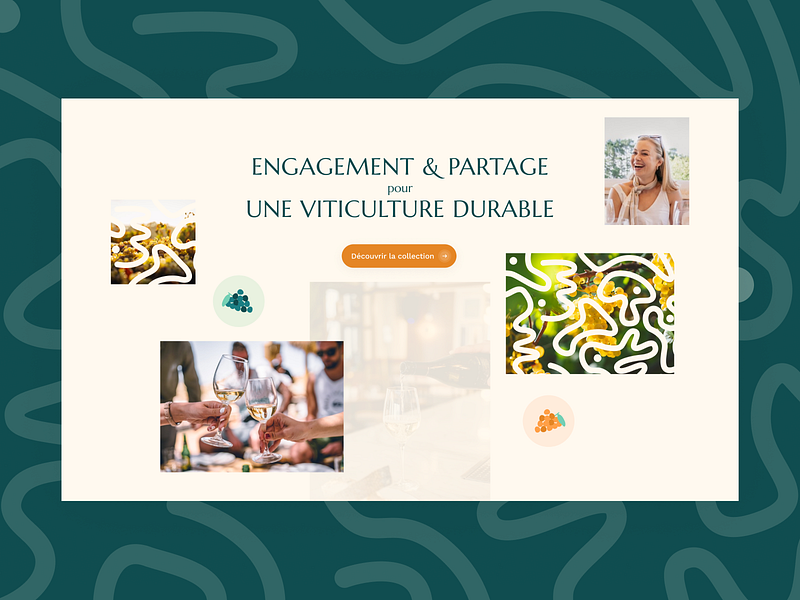 A brand new website for Vignobles & Compagnie animation brand branding design graphic design illustration logo typography ui ux vector website wine