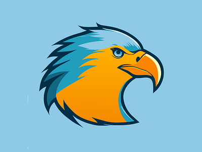 Eagle Head mascot Design | Mascot Logo branding design eagle head graphic design illustration mascot vector wolf head