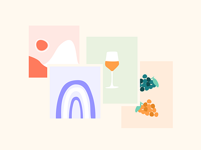 Illustrations for Vignobles & Compagnie branding design graphic design illustration website wine