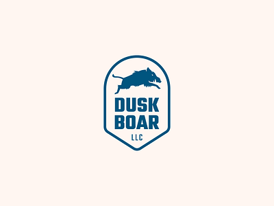 Dusk Boar logo adobe illustrator animal boar brand design branding dynamic illustration illustrative logo logo logo design retro vector vintage vintage logo wild