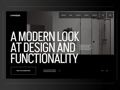 Weston Website clean design interface minimal ornate product ui ux web website