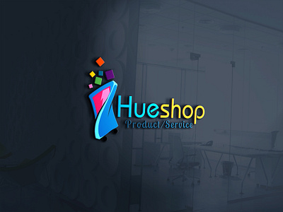 Gadget Shop Logo #logo adobeillustrator business logo design gadget gadgets shop hueshop logo logo design mobile shop