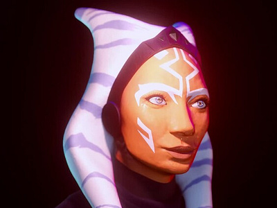 Ahsoka Tano 3d ahsoka tano character art character design charater modeling disney star wars