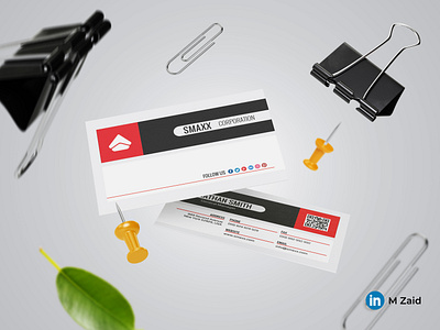 Corporate Visiting Card Design branding card desing graphic design mockuo