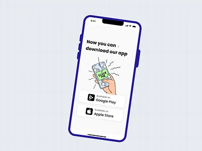 Downloader for the application app daily ui design downloader figma illustration mobile mobile design ui ui designer ux ux designer