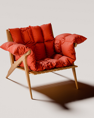 Furniture design - Chair 3d 3d art animation blender blender render branding chair cycles furniture graphic design logo minimal motion graphics render