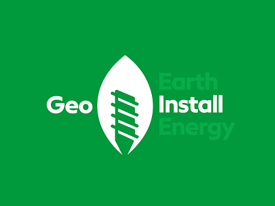 Logo Inspirations. Natural Resource Company. branding design drill geo identity illustrator inspirations leaf logo design mobile app nature website