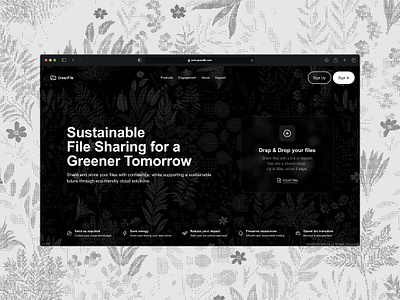 GreenFile - WebApp (GreenUX) branding landingpage logo ui webapp