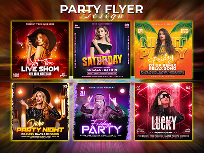 Party Flyer brand identity branding club party design dj night club dj night pary dj party enjoy the party flyer flyer design night club party party flyer party flyer design party flyers party time partyfood partyherd partying partymusci