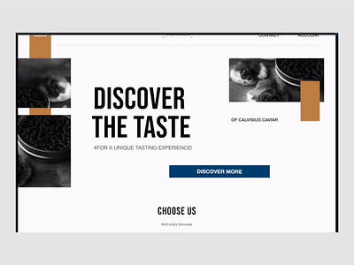 Black Caviar branding design ui ux web website
