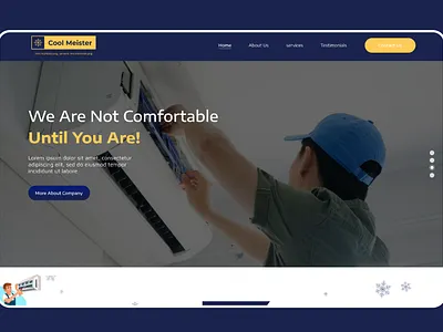 Repair and Maintenance Website design development graphic design ui ux websitedesign websitedevelopment