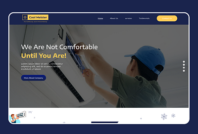 Repair and Maintenance Website design development graphic design ui ux websitedesign websitedevelopment