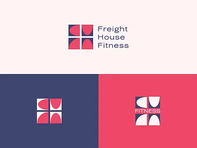 Freight House Fitness Logo branding design fitness graphic design logo logotype mark sport vector