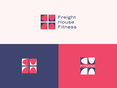 Freight House Fitness Logo branding design fitness graphic design logo logotype mark sport vector