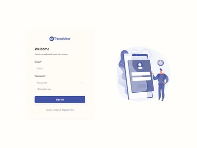 Sign Up Page app design create account login material design new user onboarding onboarding flow registration setup profile sign up ui kit uiux ux