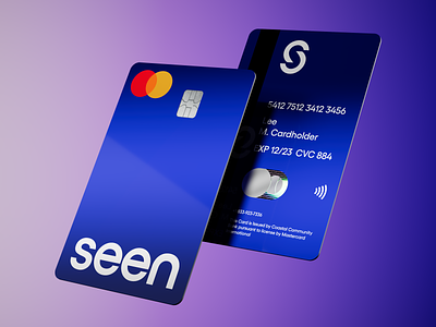 3D Credit Card render 3d bank branding cgi clean credit card design finance fintech illustration mastercard minimal