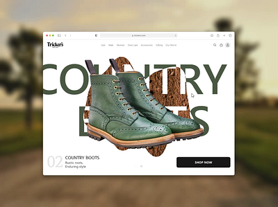 Tricker's | E-commerce | Web design ecommerce eshop revamp shop ui ux web