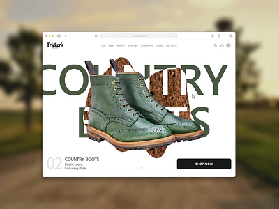 Tricker's | E-commerce | Web design ecommerce eshop revamp shop ui ux web