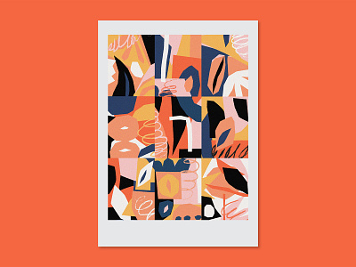 Abstract poster #235 abstract abstract design branding colorful colour design graphic design illustration minimal poster design vector