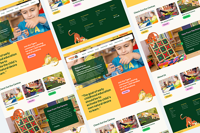 Childcare Website Design design graphic design webdesign webpage