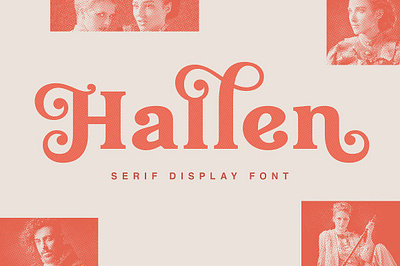Hallen - Modern Classic Font classic classic font classic typeface display font display type grunge texture magazine modern modern font modern logo modern serif font old poster serif bold serif display serif font serif typeface texture textured font vintage texture