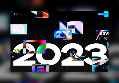 💥 Framer: 2023 Year in Review 2023 2024 animation data framer interactions interactive metrics review scroll stats summary ui web web design website